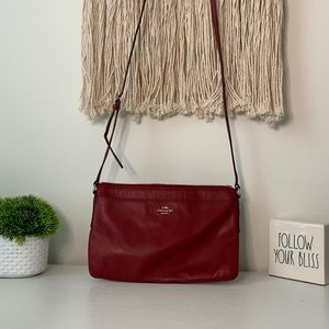 Red Coach Cross Body Purse